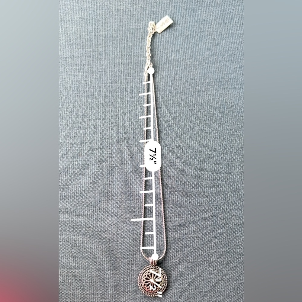 Brighton Silvertone Domenica Pendant Necklace NWT - Picture 6 of 10